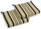 20"x19" Spun Polyester Chair Cushion, Set of 2, Eastbay Onyx