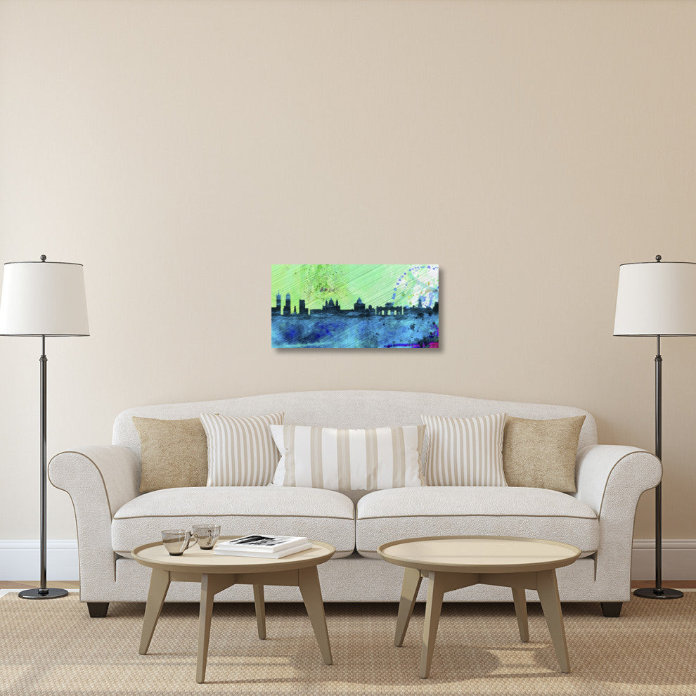 "Madrid City Skyline" Fine Art Print