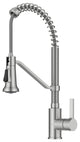 KRAUS Britt Commercial Style 2-Function 1-Handle Pull Down Kitchen Faucet SFS