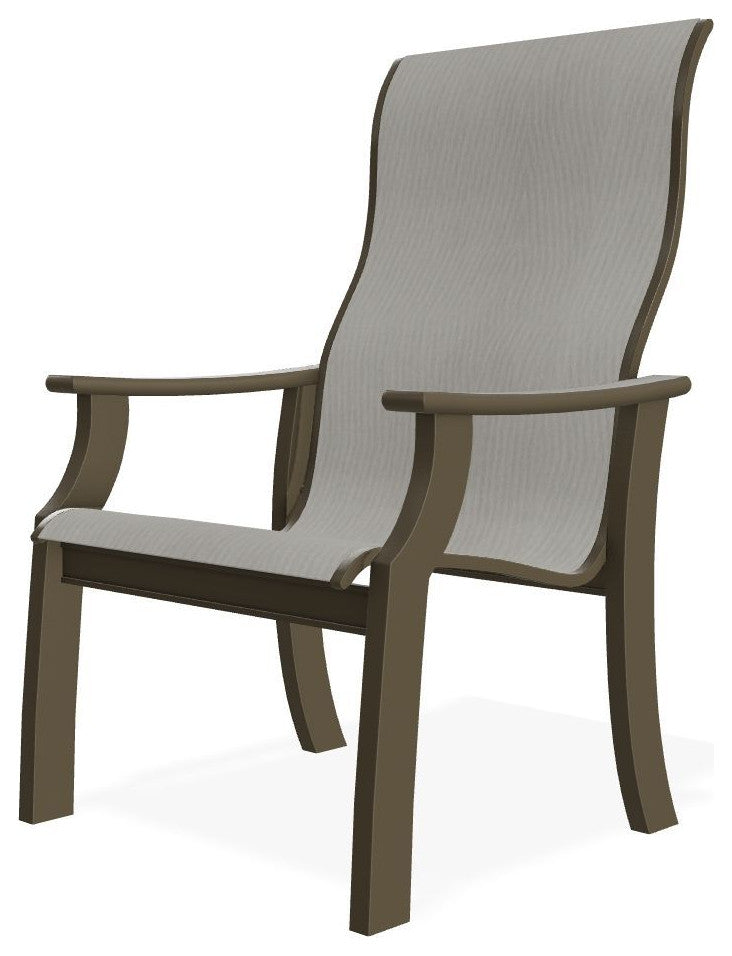 St. Catherine Sling Outdoor Armchair, Augustine Oyster/Beachwood