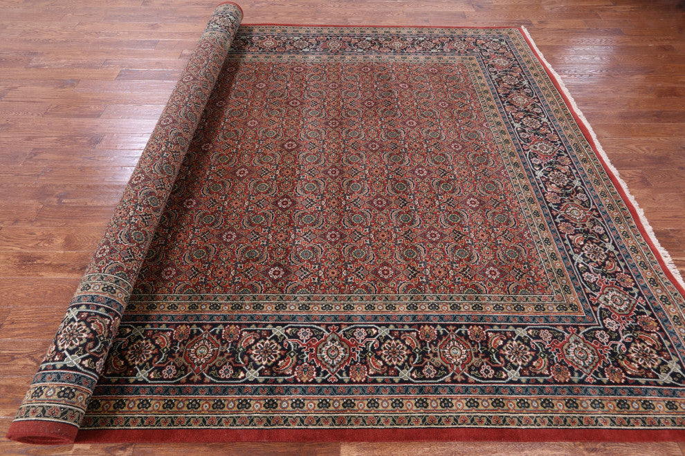 9' 0" X 12' 1" Persian Hill Herati Handmade Wool Rug - Q13161