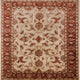 Ahgly Company Indoor Square Mid-Century Modern Area Rugs, 7' Square