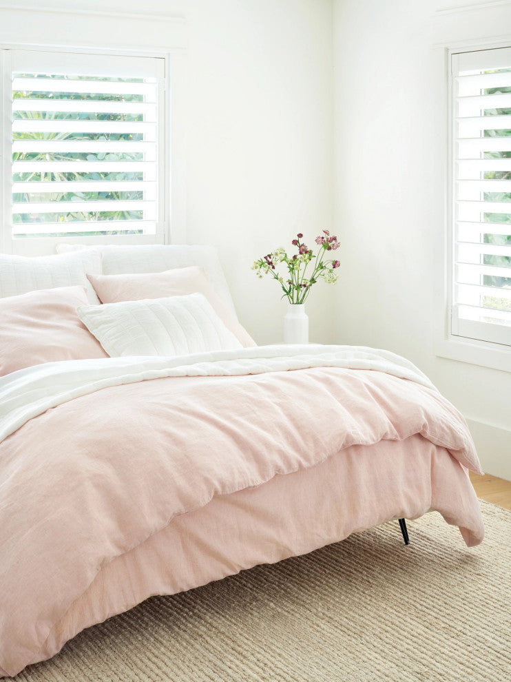 Monet White Quilted Coverlet