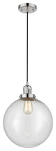 Beacon Mini Pendant, Polished Nickel, Seedy