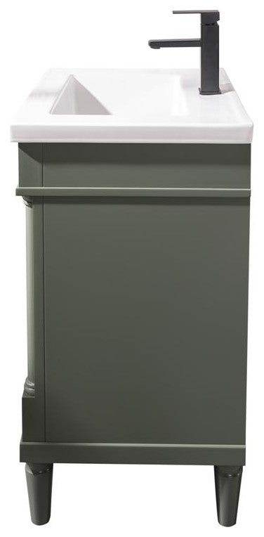 24" Pewter Green Sink Vanity