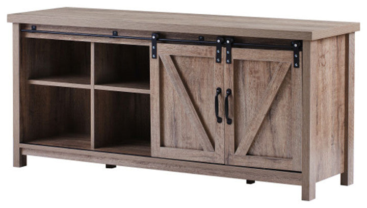 Vintage Melamine board  Tv Stand (Oak + Particle Board)