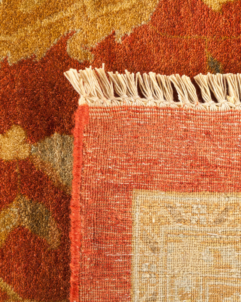 Mogul, One-of-a-Kind Hand-Knotted Area Rug Orange, 12'2"x17'10"