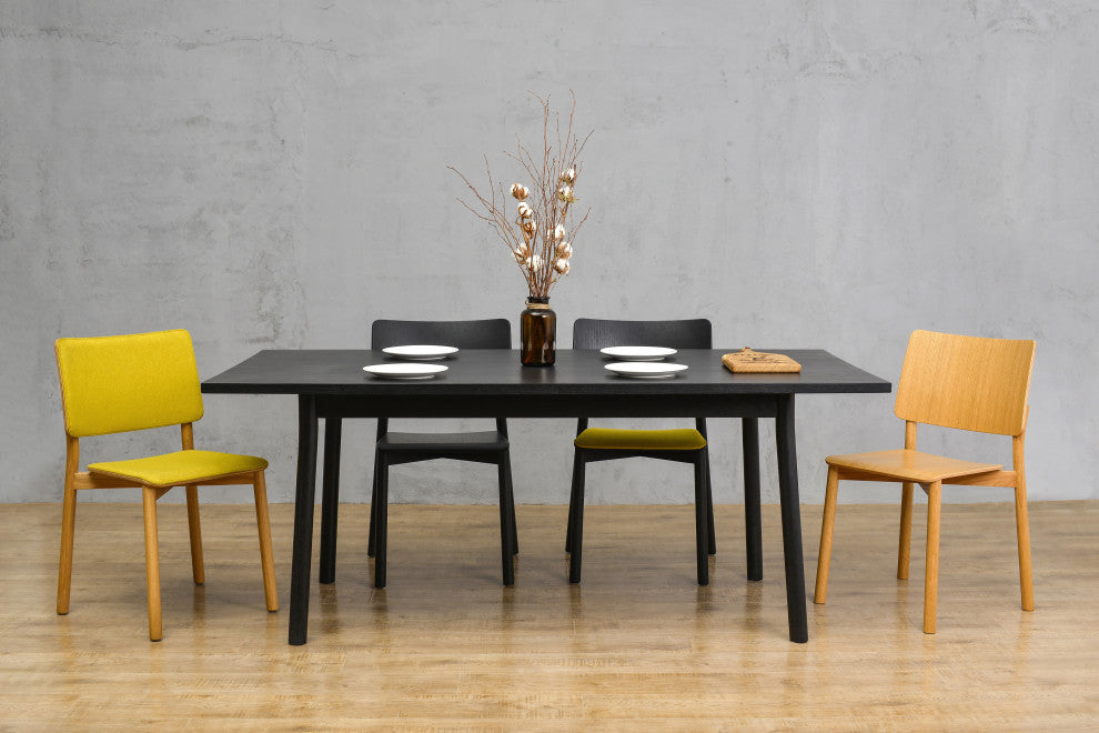 Mia Table, Black Stained Ash
