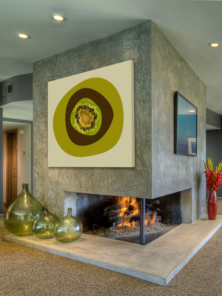 "September Kiwi" Painting Print on Canvas by Irena Orlov