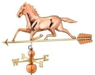 Large Horse Estate Weathervane, Pure Copper