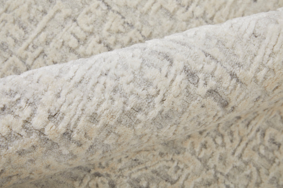 Kinton Modern Abstract, Ivory, 4'x6' Accent Rug