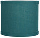 Classic Drum Burlap Lampshades, Spa, 8"