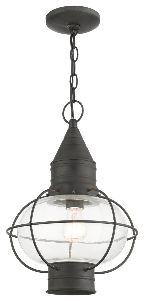 Charcoal Nautical, Farmhouse, Bohemian, Colonial, Outdoor Pendant Lantern