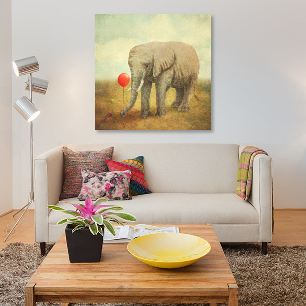 "Truce Square" by Terry Fan, Canvas Print, 26x26"