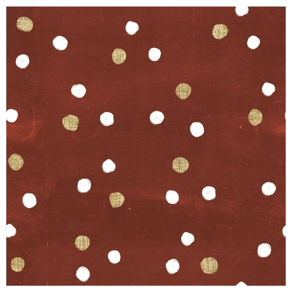 "Santas List Pattern V" Digital Paper Print by Janelle Penner, 20"x20"