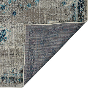 Montana Nieves Runner, Blue, 2'7" x 8', Medallion