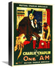 "Charlie Chaplin - One A.M., 1916" Canvas by Hollywood Photo Archive, 11x16"