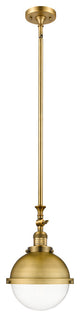 Innovations 206-BB-HFS-82-BB-LED Hampden 1 Light Mini Pendant, Brushed Brass