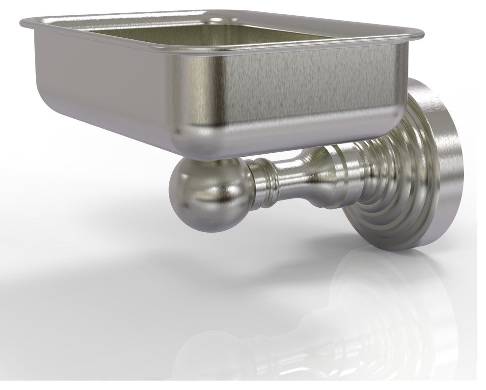 Waverly Place Wall-Mount Soap Dish, Satin Nickel