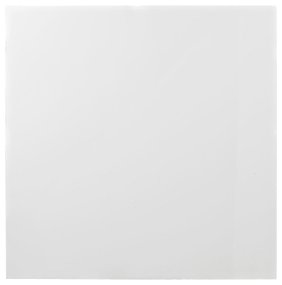 Lippa 36" Square Wood Top Dining Table, White