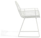 Ace Dining Arm Chair, Matte White