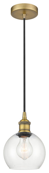 Innovations 616-1P-BB-G122-6 1-Light Mini Pendant, Brushed Brass