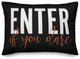 Enter if You Dare 14x20 Spun Poly Pillow