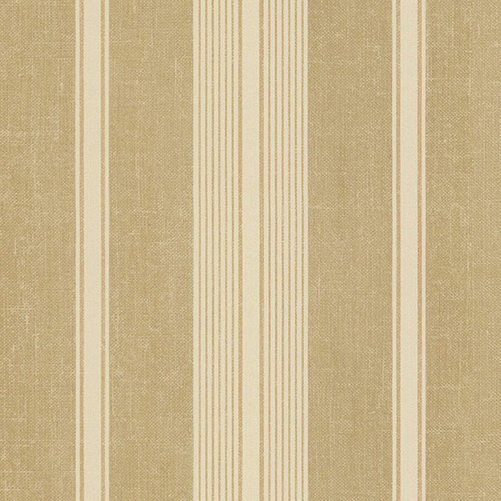 Stripes And Damasks, Classic Damask Stripes Beige, Cream Wallpaper Sample