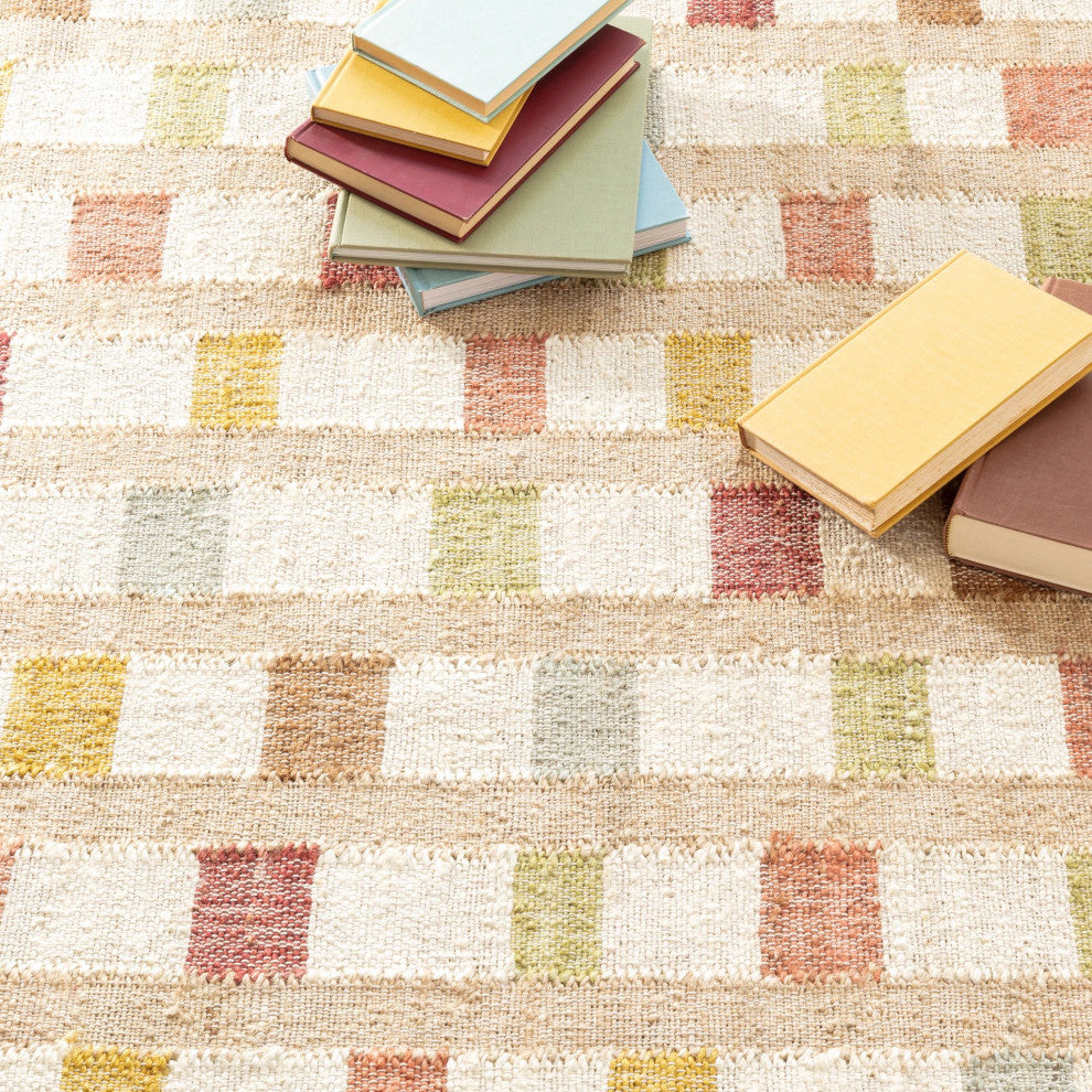Dash & Albert Mosaic Multi Handwoven Jute Rug, Multi, 3' x 5'
