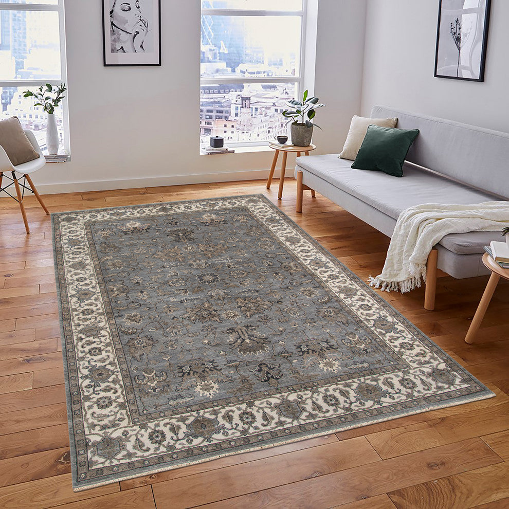 Antiquity Ledbury Area Rug, Gray, 10' x 14', Persian