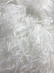 Tibetan Lamb Pillow, Bright White, 20"