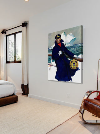 "The Captain" Painting Print on Wrapped Canvas