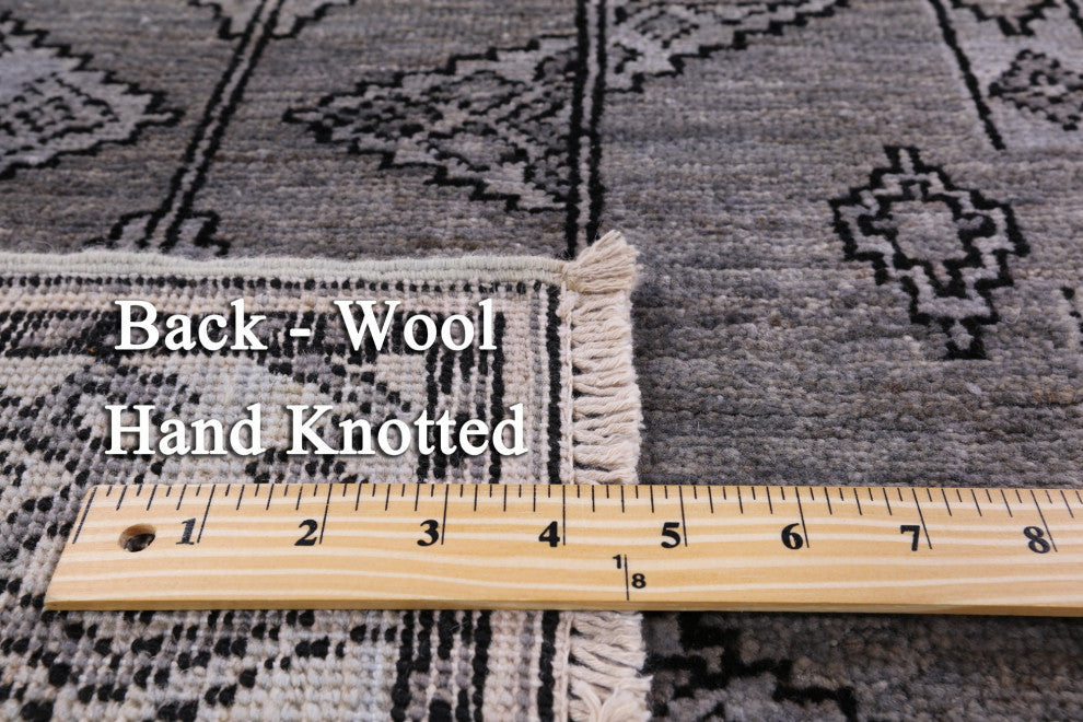 Hand Knotted Southwest Navajo Wool Rug 5' 10" X 8' 10" Q6420