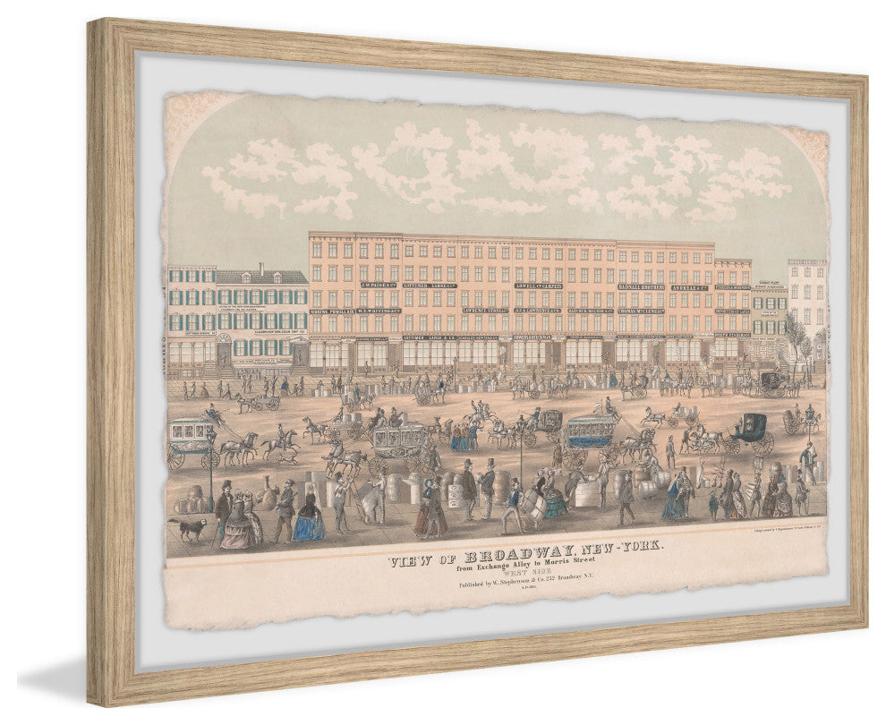 "The Broadway" Framed Painting Print, 12x8