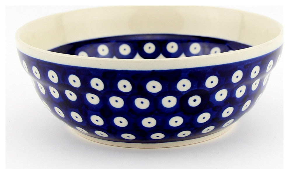 Polish Pottery Cereal / Salad Bowl, Pattern Number: 42