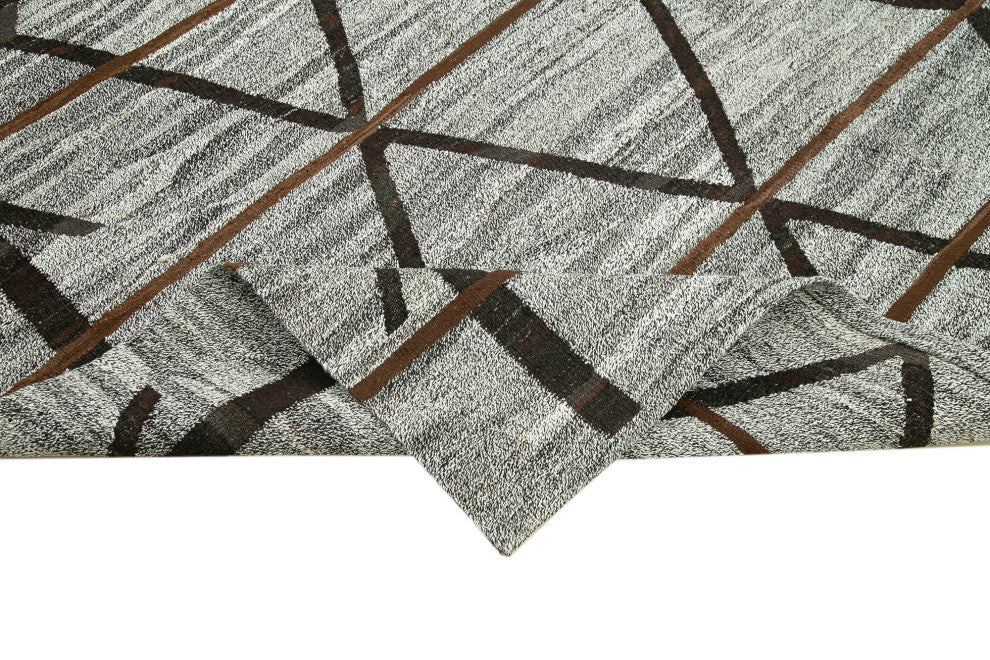 Rug N Carpet - Handwoven Turkish 8' 0'' x 10' 0'' Flatweave Wool Kilim Rug