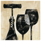"Wine Selection II" Digital Paper Print by Daphne Brissonnet, 20"x20"