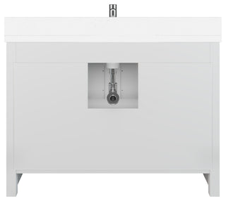 Calais 48" Bathroom Vanity, White