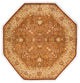 Mogul, One-of-a-Kind Hand-Knotted Area Rug Orange, 6'' 1" x 6'' 1"