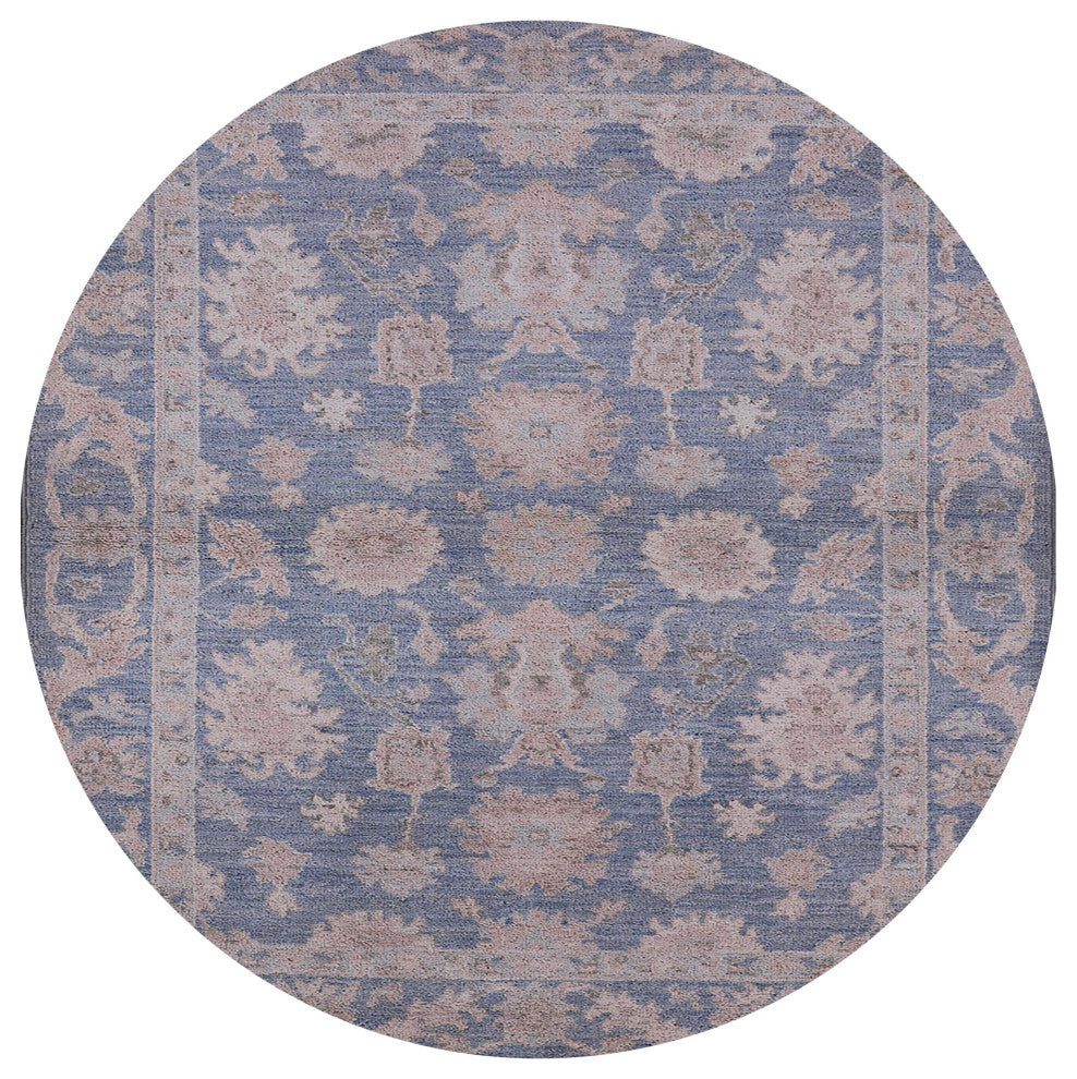 Ahgly Company Indoor Round Mid-Century Modern Area Rugs, 3' Round