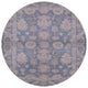 Ahgly Company Indoor Round Mid-Century Modern Area Rugs, 3' Round