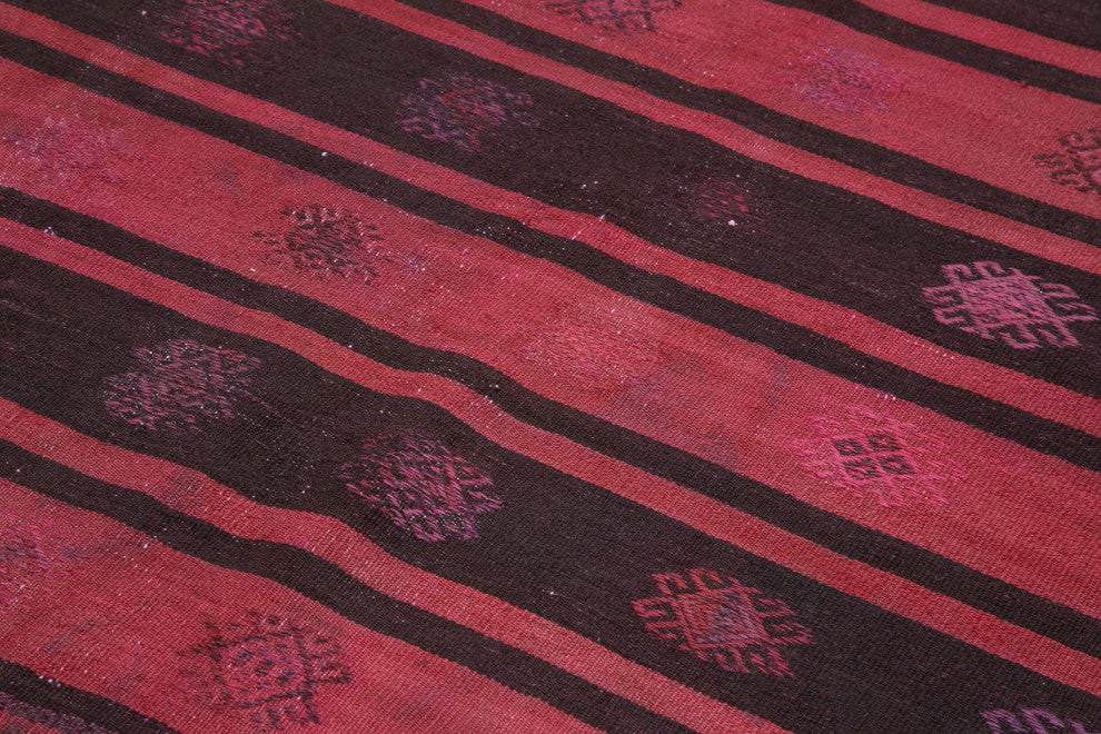 Rug N Carpet - Handwoven Anatolian 6' 3'' x 10' 3'' Unique Wool Kilim Rug