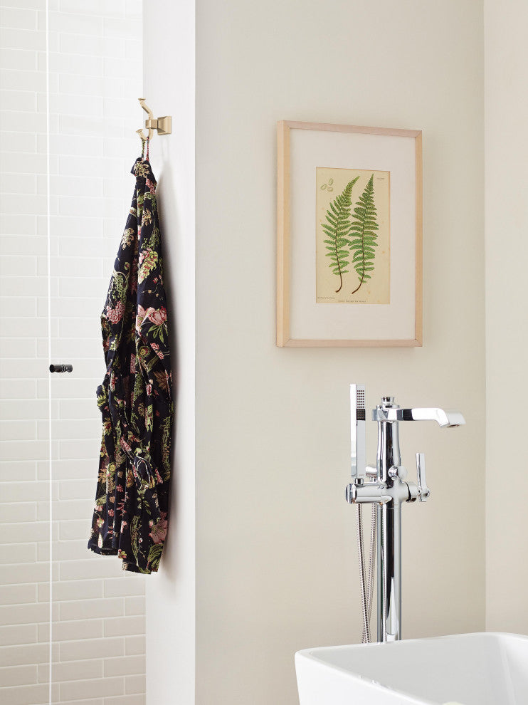 Mulholland Traditional Single Robe Hook, Champagne Bronze