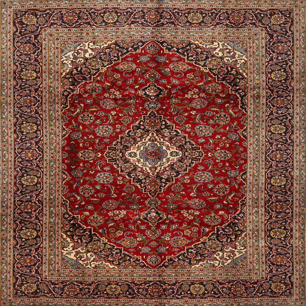 Ahgly Company Indoor Square Traditional Area Rugs, 5' Square