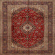 Ahgly Company Indoor Square Traditional Area Rugs, 5' Square