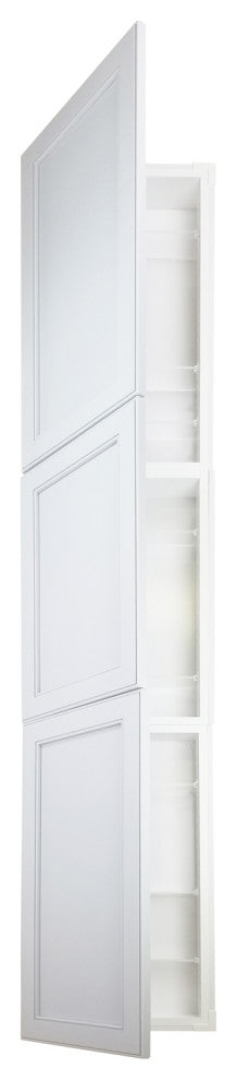 Lakebrooke Recessed Medicine Cabinet 87Hx15.5Wx3.5D, Primed Gray