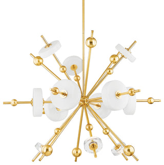 Hudson Valley Lighting Maynard 32" Chandelier Aged Brass