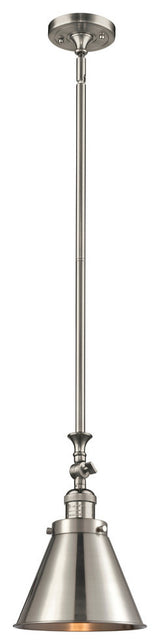 Appalachian 1-Light Mini Pendant, Brushed Satin Nickel, Brushed Satin Nickel