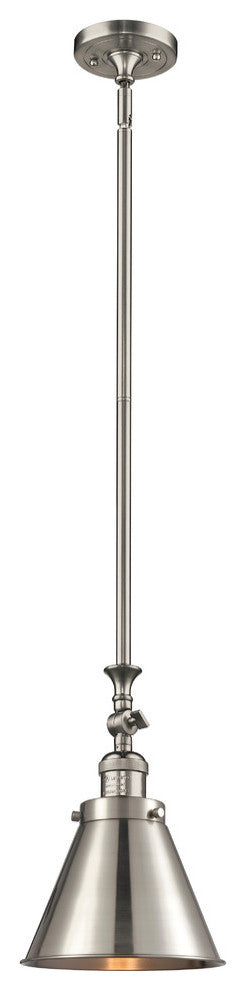 Appalachian 1-Light Mini Pendant, Brushed Satin Nickel, Brushed Satin Nickel