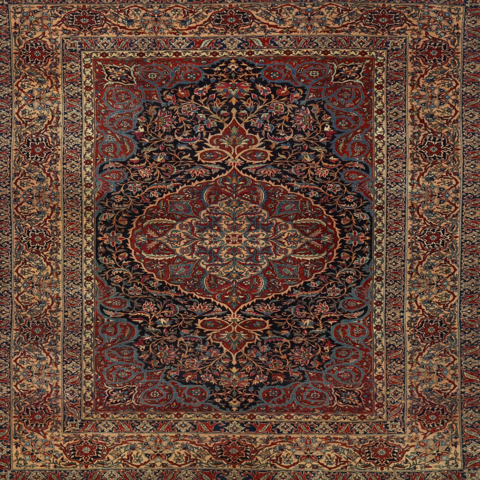 Ahgly Company Indoor Square Traditional Area Rugs, 3' Square